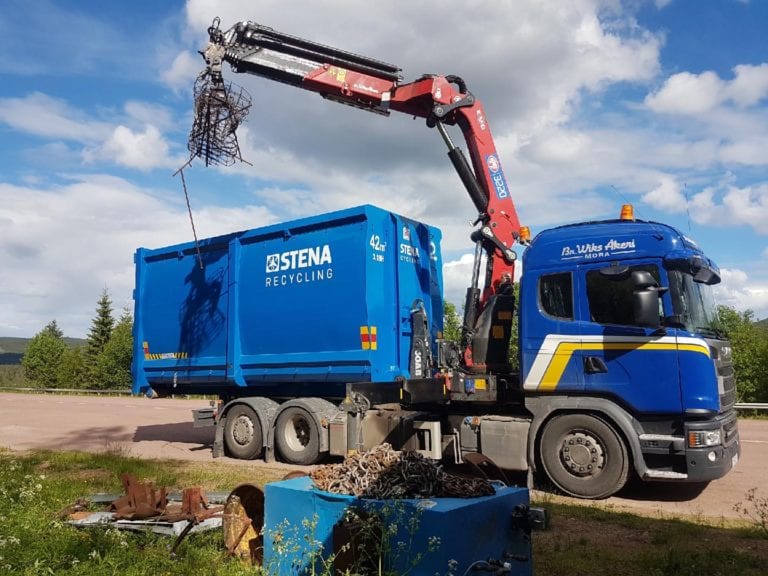 Kranbil miljötransport